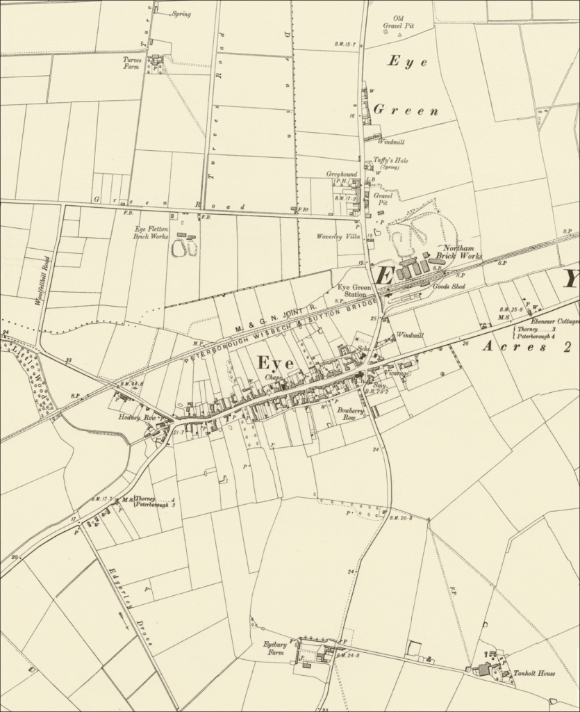 1903 map of Eye