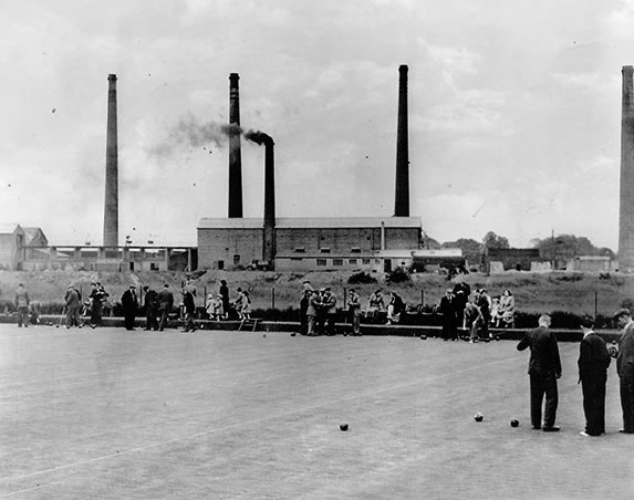 The Northam Works from the the bowling green