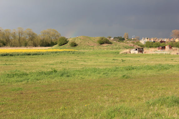 Looking north towards the site of the Eye Fletton Works