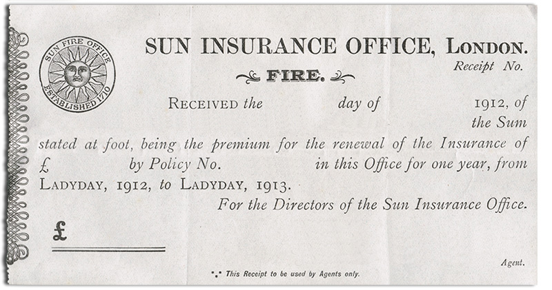 Insurance Receipt