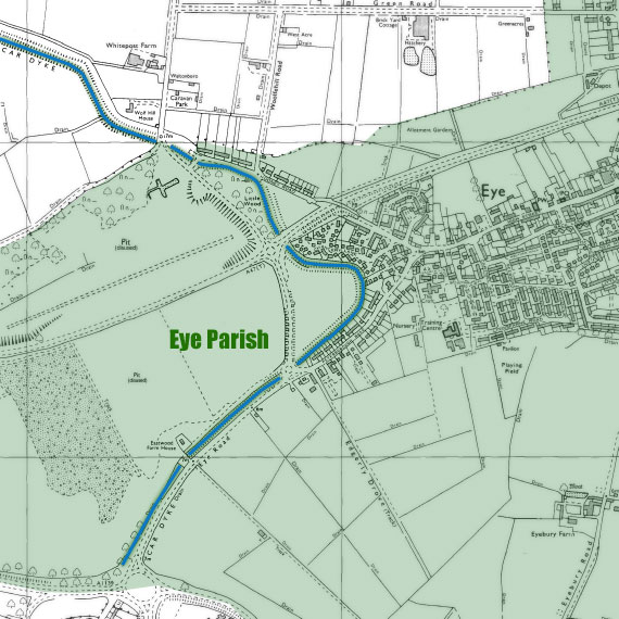 Plan view of Car Dyke