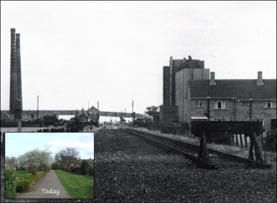 In 1961 the line from Dogsthorpe to Rhubarb bridge was removed, the section left was only kept open to service the brickyards.